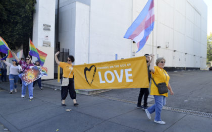 SUUS Members March on the Side of Love