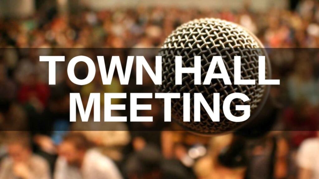 Town Hall Meeting and Lunch Provided