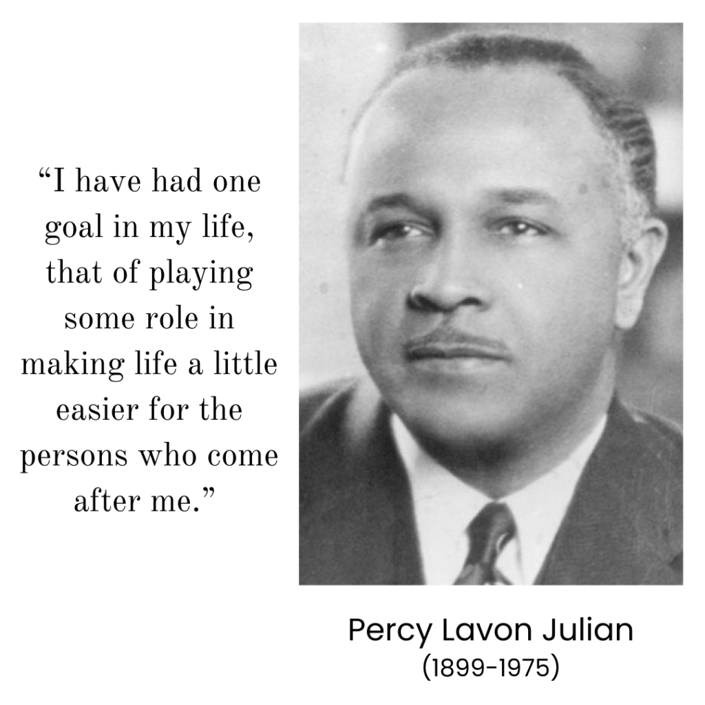 Day 5. Percy Lavon Julian Breaking Barriers in Chemistry.