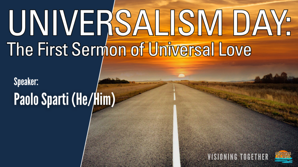 Universalism Day: The First Sermon of Universal Love (09/27)